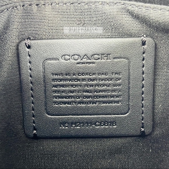 Coach Jes Baguette Crossbody With Buffalo Plaid Print - Picture 7 of 10